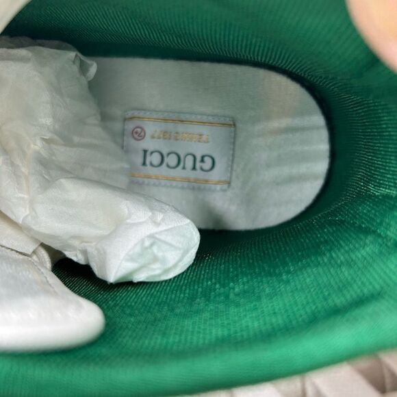 Men’s Gucci high top 1977 tennis sneakers size 7.5 fits 8.5 US made in Italy - Picture 10 of 10